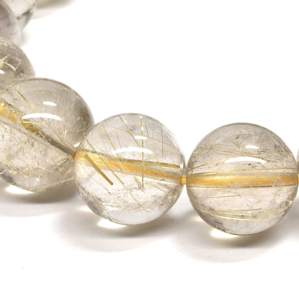 ルチルクォーツ ブレスレット 12-12.5mm #RG250
