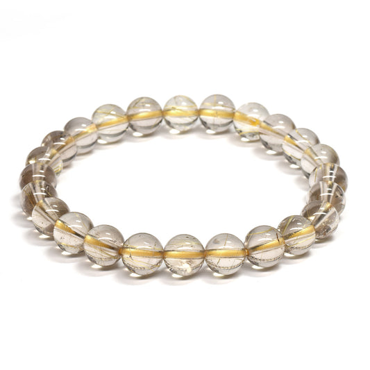ルチルクォーツ ブレスレット 7.5mm #RG254