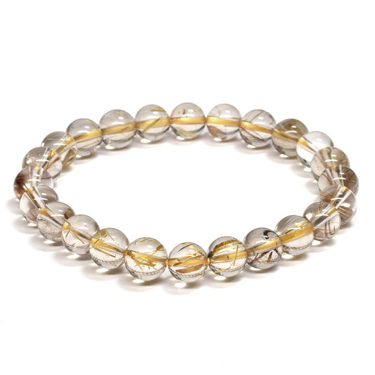 ルチルクォーツ ブレスレット 7.5mm #RG255
