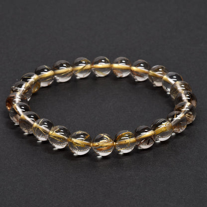 ルチルクォーツ ブレスレット 7.5mm #RG255