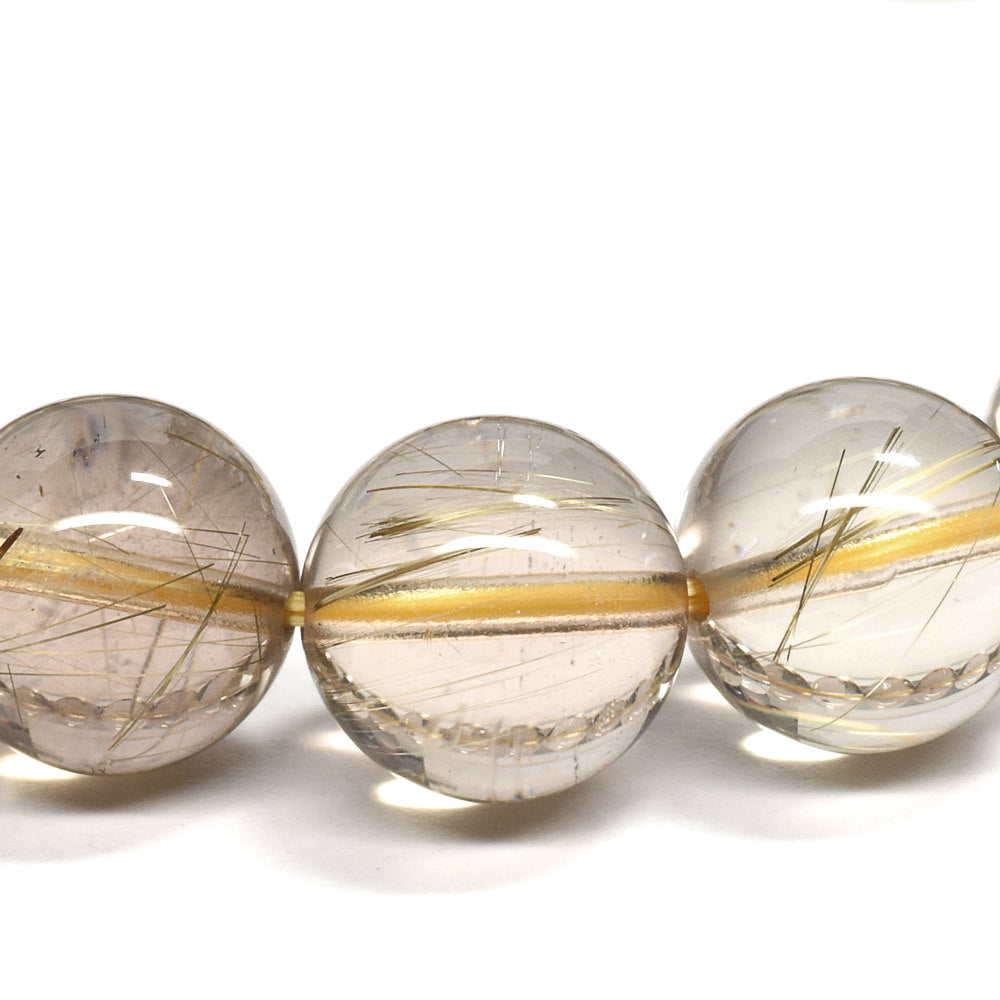 ルチルクォーツ ブレスレット 12mm #RG256