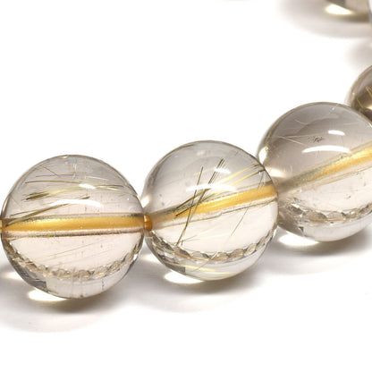 ルチルクォーツ ブレスレット 12mm #RG256