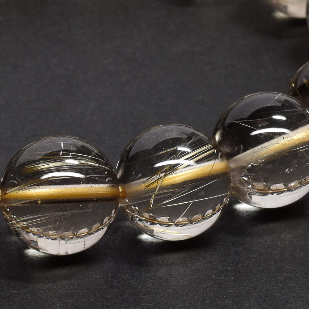 ルチルクォーツ ブレスレット 12mm #RG256