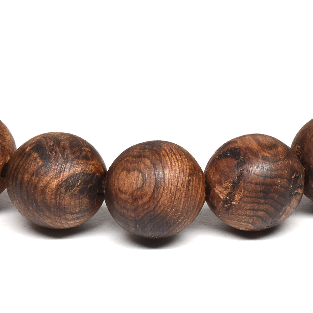 桑瘤蝋仕上げ26mm珠10粒ブレスレット　木製ブレスレット　珠　丸　 木製アクセサリー　銘木　ウッドバングル　ウッドブレスレット　作家　手作り ふるさと納税屋久杉 泡瘤 ブレスレット 無塗装 10mm