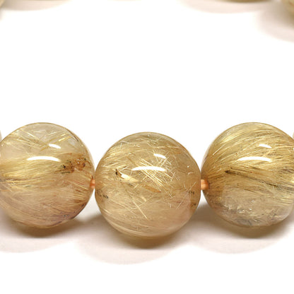 ゴールドルチルクォーツ ブレスレット 13mm #RG333