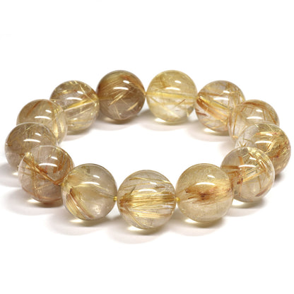 ゴールドルチルクォーツ ブレスレット 17-17.5mm #RG337