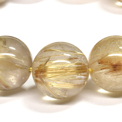 ゴールドルチルクォーツ ブレスレット 17-17.5mm #RG337