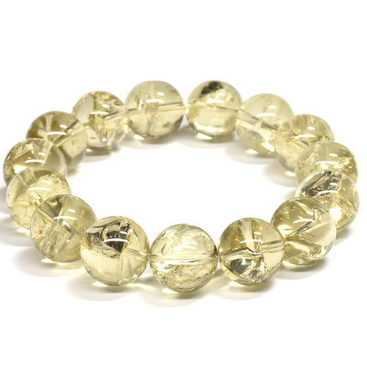 アイリスレモンクォーツ ブレスレット 14mm #RH019