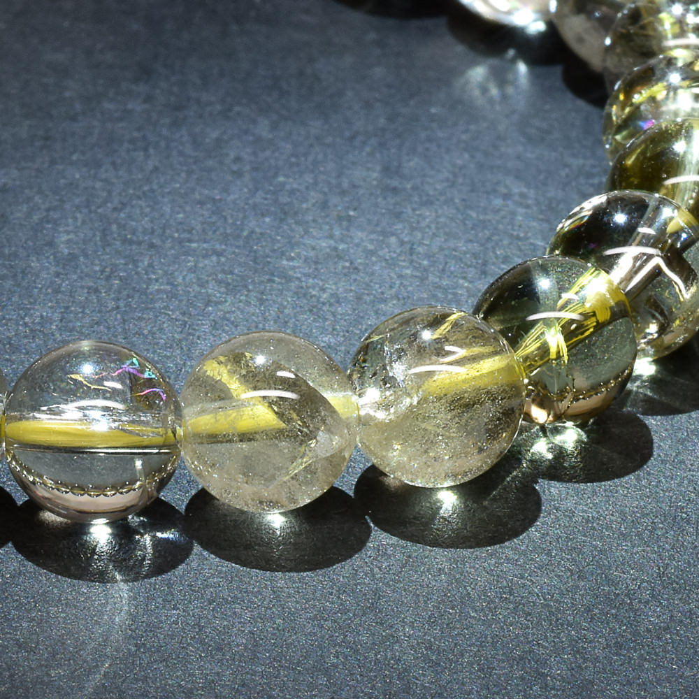 アイリスレモンクォーツ ブレスレット 8.5mm #RH022