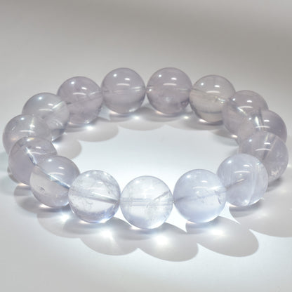 [鑑別付]ブルーローズクォーツ ブレスレット 15mm #RH056