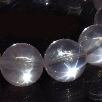 [鑑別付]ブルーローズクォーツ ブレスレット 15mm #RH056