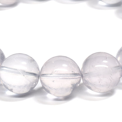 [鑑別付]ブルーローズクォーツ ブレスレット 12.5mm #RH057