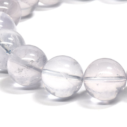 [鑑別付]ブルーローズクォーツ ブレスレット 12.5mm #RH057