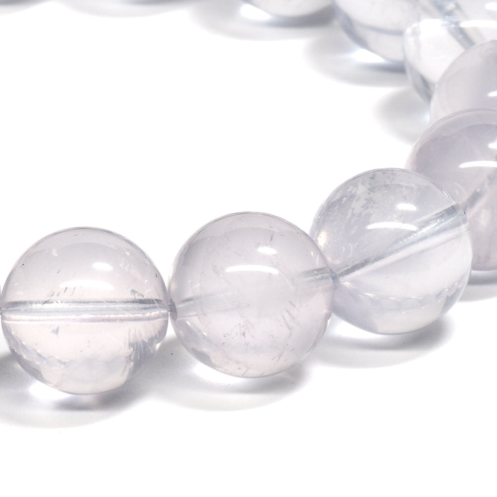 [鑑別付]ブルーローズクォーツ ブレスレット 12.5mm #RH057