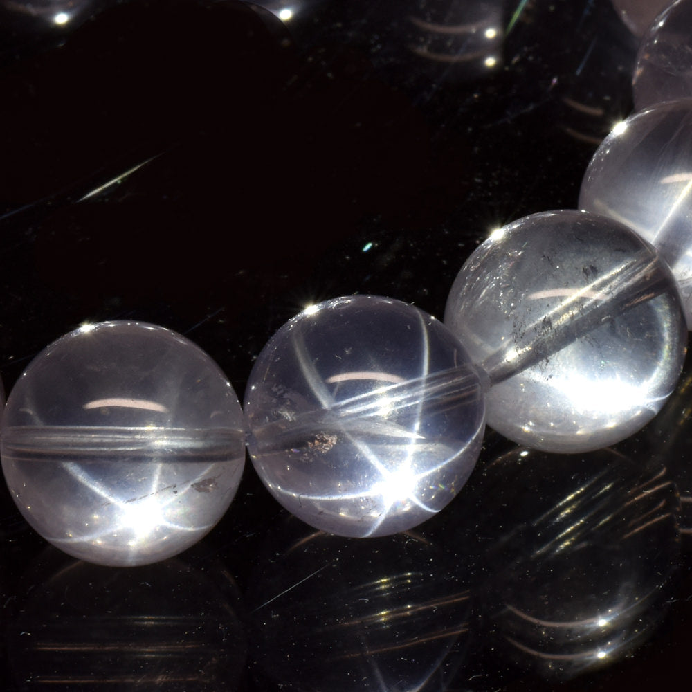 [鑑別付]ブルーローズクォーツ ブレスレット 12.5mm #RH057