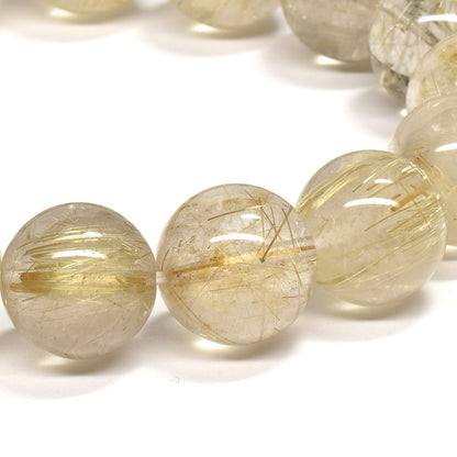 ゴールドルチルクォーツ ブレスレット 13-13.5mm #RH066