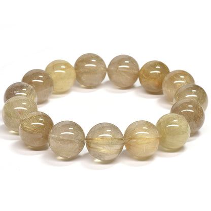 ゴールドルチルクォーツ ブレスレット 15mm #RH069