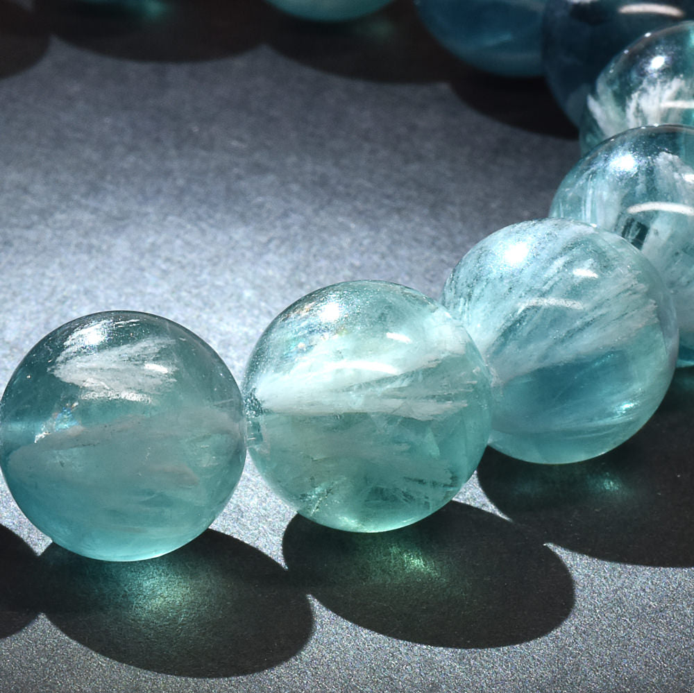 エンジェルフェザーフローライト ブレスレット 13.5mm #RH081