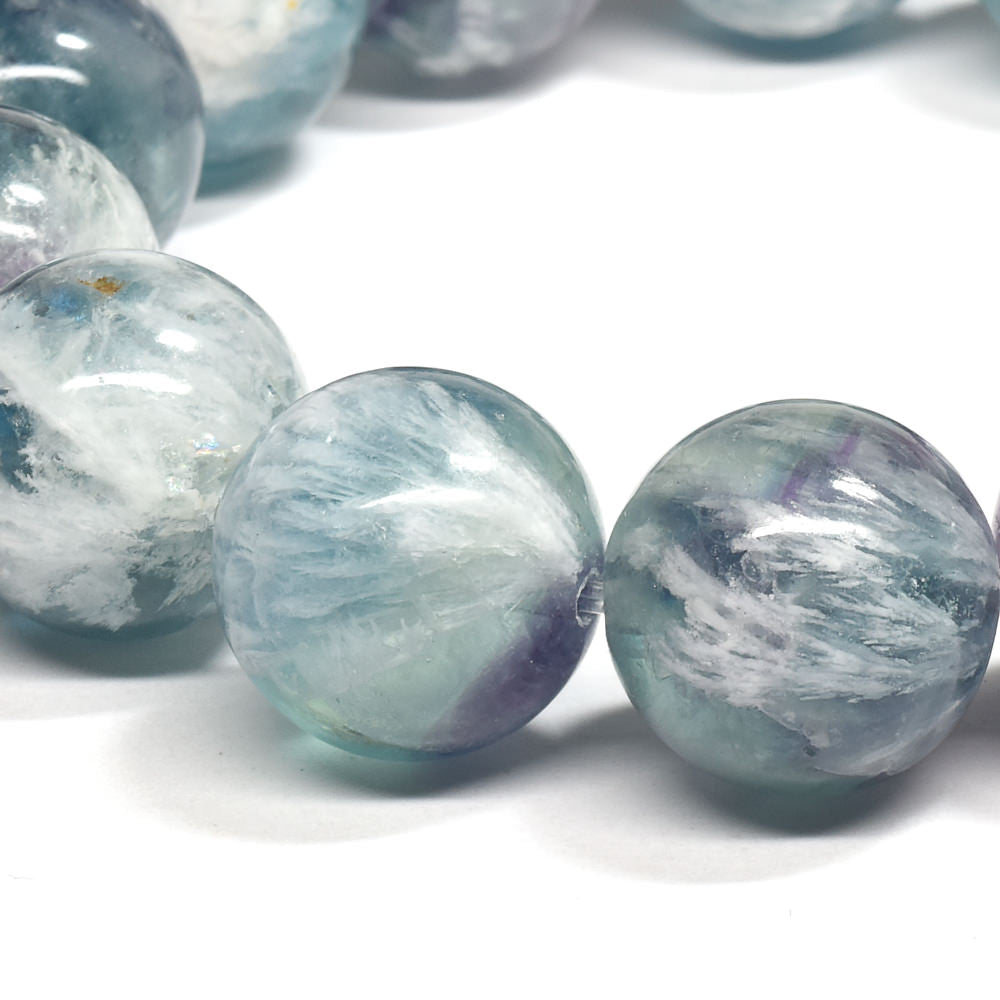 エンジェルフェザーフローライト ブレスレット 15.5mm #RH083