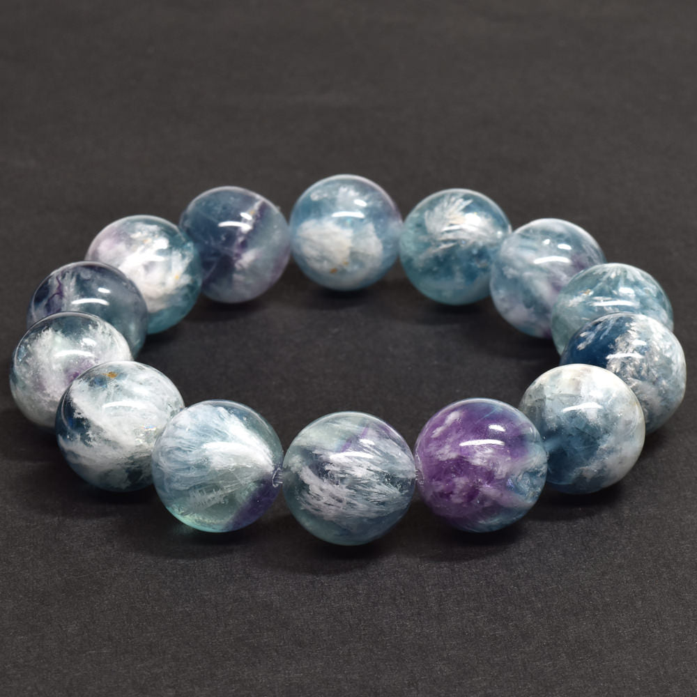 エンジェルフェザーフローライト ブレスレット 15.5mm #RH083