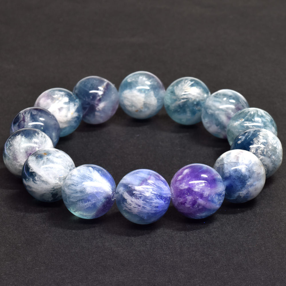 エンジェルフェザーフローライト ブレスレット 15.5mm #RH083