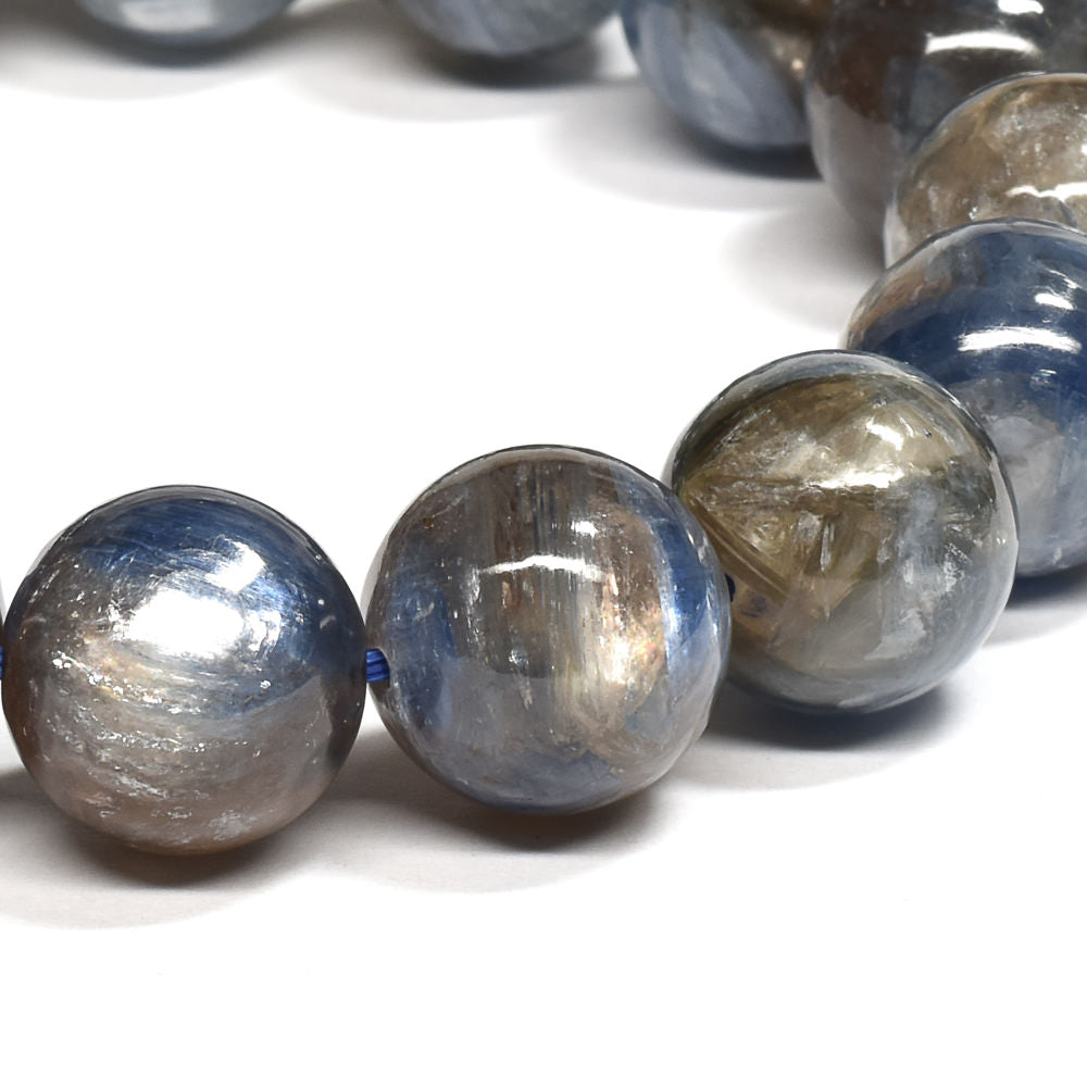 14kgf スクエアカイヤナイトブレスレット♡ ブルーカイヤナイトカット