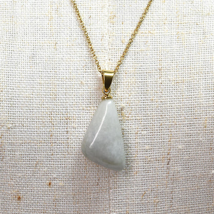 鳥取県産 若桜翡翠  ペンダントトップ 27x12x6mm #RH103