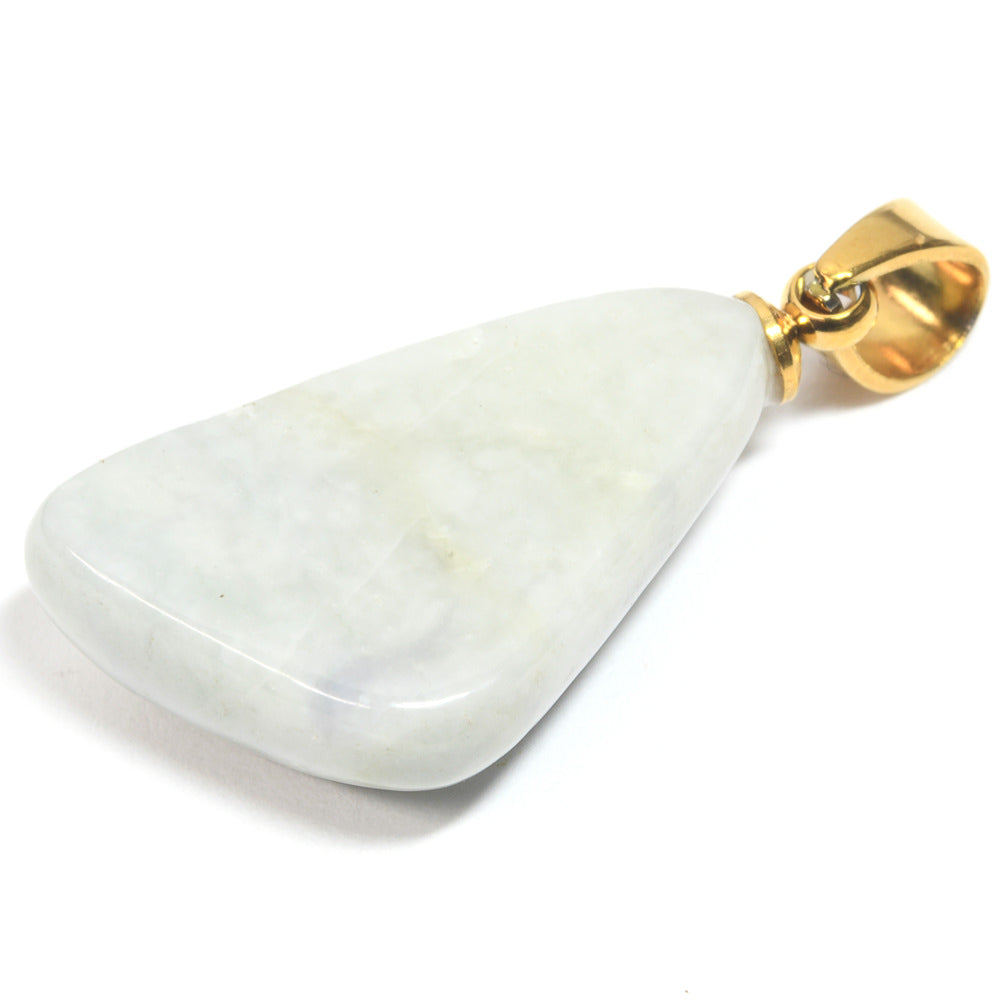 鳥取県産 若桜翡翠  ペンダントトップ 27x12x6mm #RH103