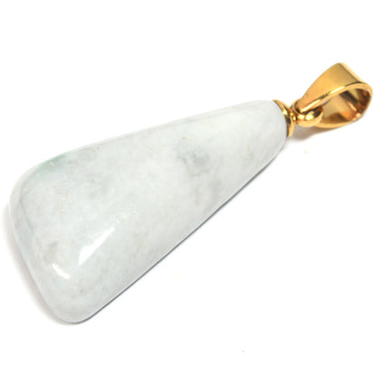 鳥取県産 若桜翡翠  ペンダントトップ 30x12x6mm #RH104