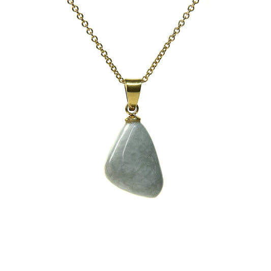 鳥取県産 若桜翡翠  ペンダントトップ 22x10x6mm #RH105