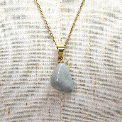 鳥取県産 若桜翡翠  ペンダントトップ 22x10x6mm #RH105