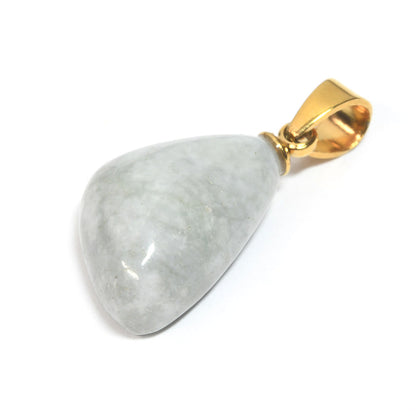 鳥取県産 若桜翡翠  ペンダントトップ 22x10x6mm #RH105