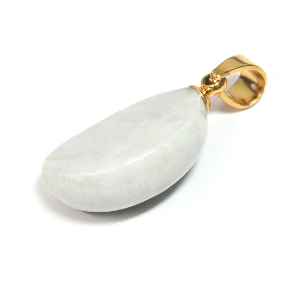 鳥取県産 若桜翡翠  ペンダントトップ 24x11x6mm #RH106