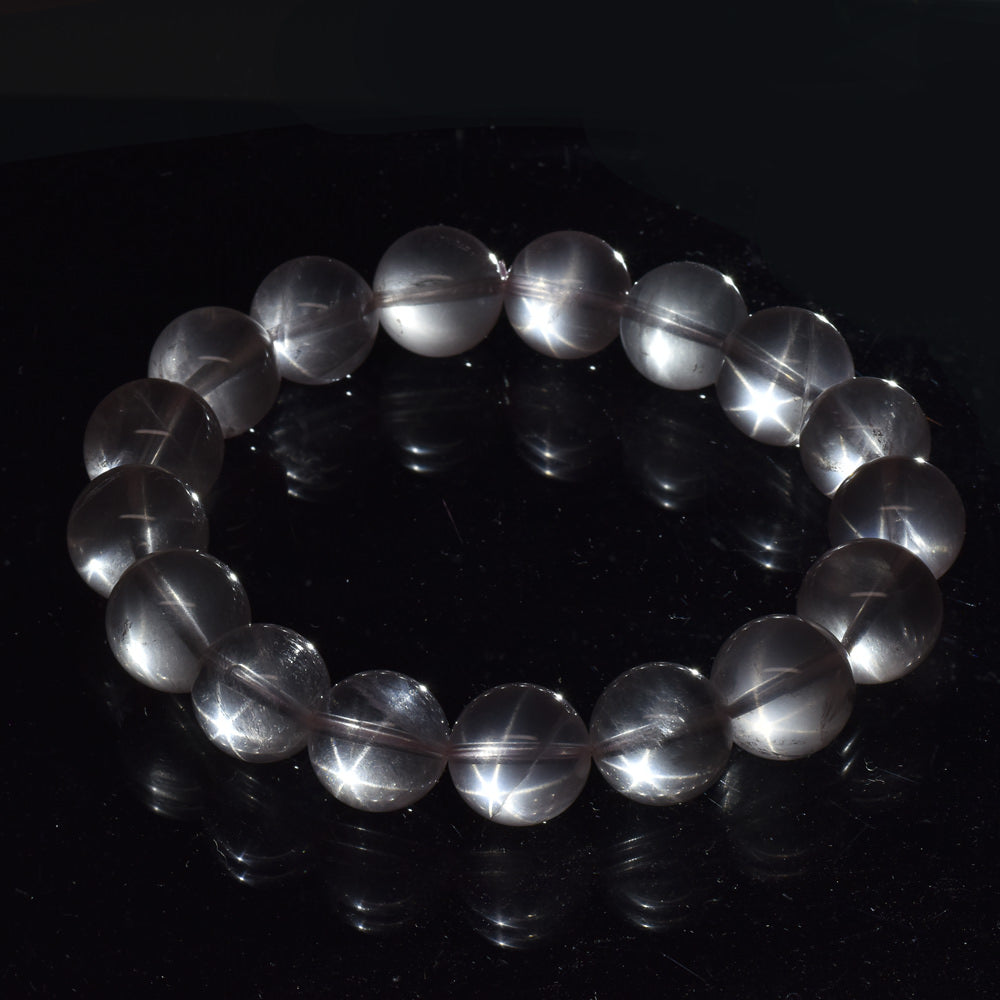 スターローズクォーツ ブレスレット 12-12.5mm #RH169