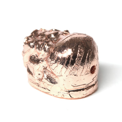[鑑別付]アルタイ隕石 (ピンクゴールド)貔貅ビーズ 11.1x8.3x8.1mm #RH172