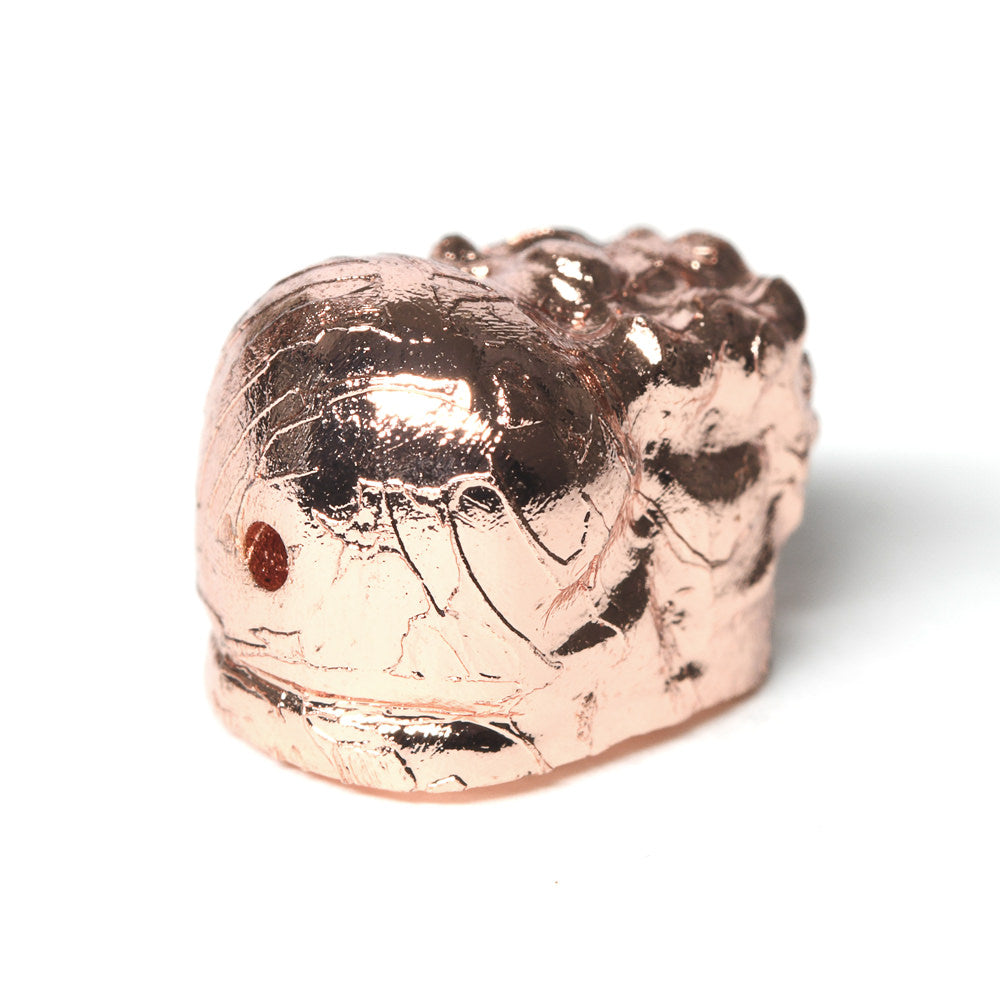 [鑑別付]アルタイ隕石 (ピンクゴールド)貔貅ビーズ 11.1x8.3x8.1mm #RH172