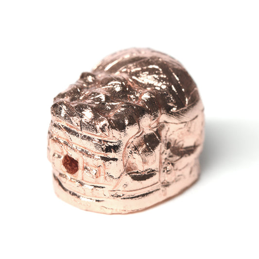 アルタイ隕石 (ピンクゴールド)貔貅ビーズ 10.9x8.2x8.2mm #RH173