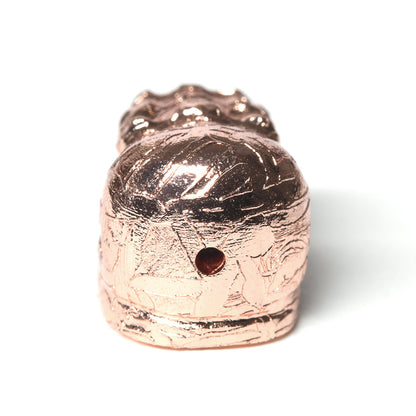 アルタイ隕石 (ピンクゴールド)貔貅ビーズ 10.9x8.2x8.2mm #RH173