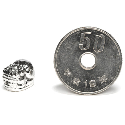 [鑑別付]アルタイ隕石 (シルバー)貔貅ビーズ 11x7.9x7.7mm #RH174