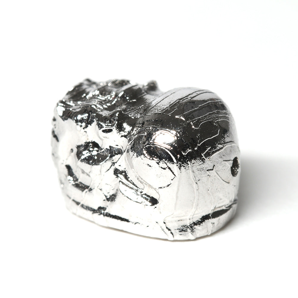 [鑑別付]アルタイ隕石 (シルバー)貔貅ビーズ 11x7.9x7.7mm #RH174