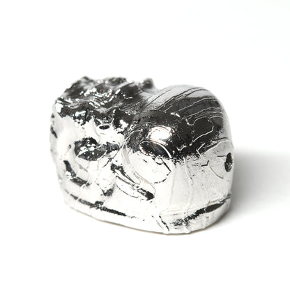 [鑑別付]アルタイ隕石 (シルバー)貔貅ビーズ 11x7.9x7.7mm #RH174