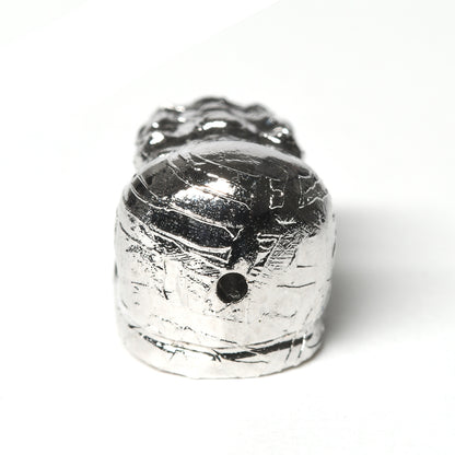 アルタイ隕石 (シルバー)貔貅ビーズ 11.1x8.2x8.1mm #RH175