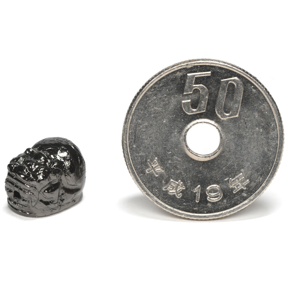 [鑑別付]アルタイ隕石 (ブラック)貔貅ビーズ 11.4x8.3x8.2mm #RH178