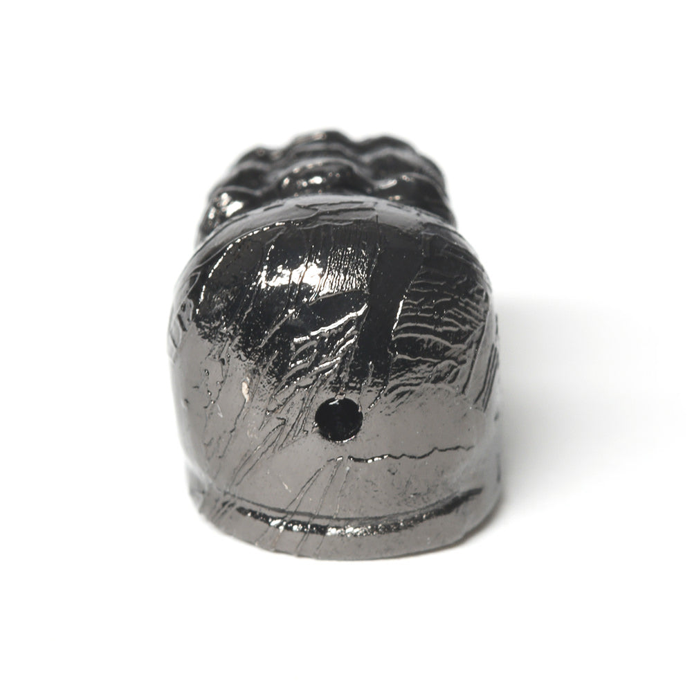 [鑑別付]アルタイ隕石 (ブラック)貔貅ビーズ 11.4x8.3x8.2mm #RH178