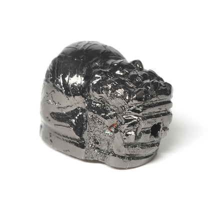 [鑑別付]アルタイ隕石 (ブラック)貔貅ビーズ 11.4x8.3x8.2mm #RH178