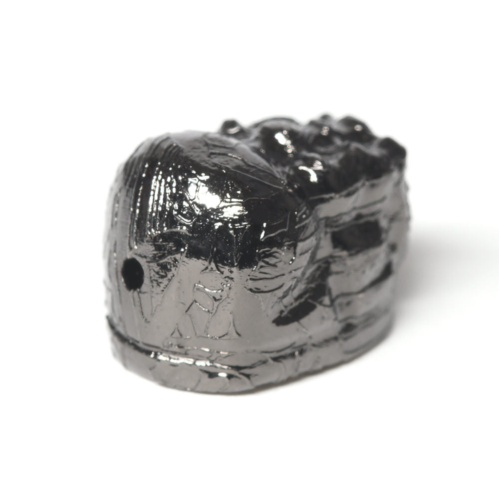 アルタイ隕石 (ブラック)貔貅ビーズ 11.2x7.9x7.7mm #RH179