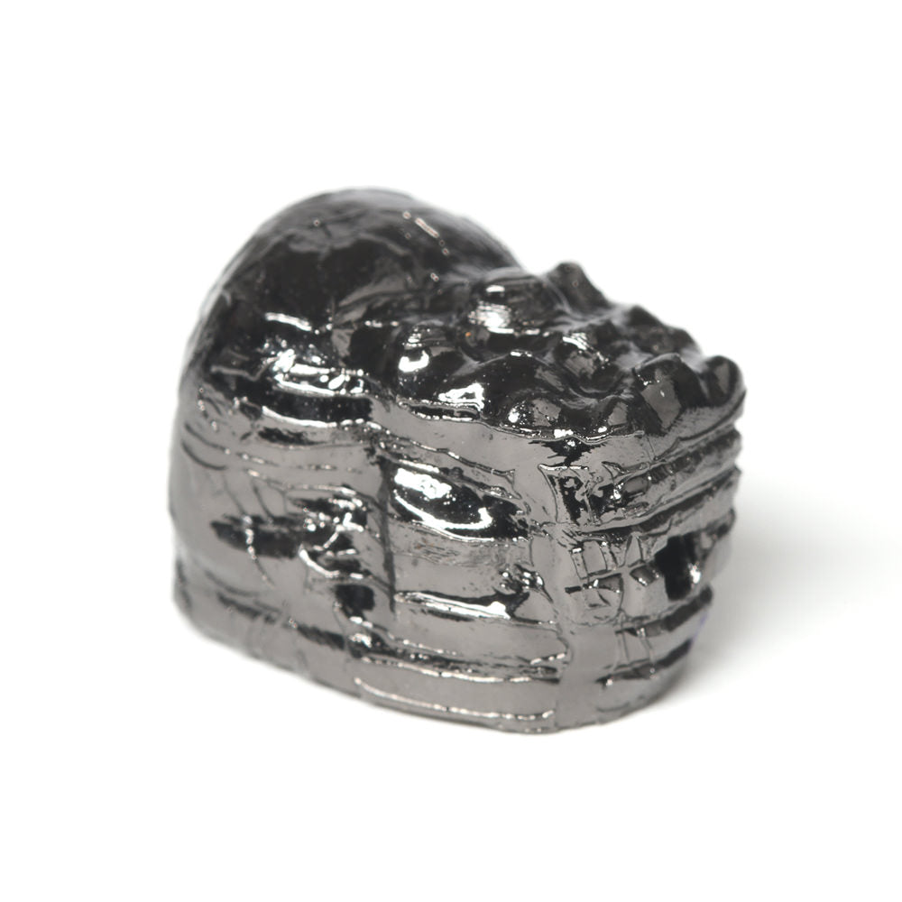 アルタイ隕石 (ブラック)貔貅ビーズ 11.2x7.9x7.7mm #RH179