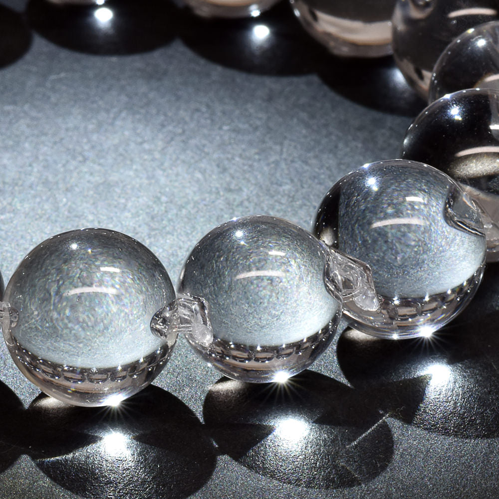 ＜The Floating Orbs＞天然水晶 ブレスレット 12.5-13mm #RH180