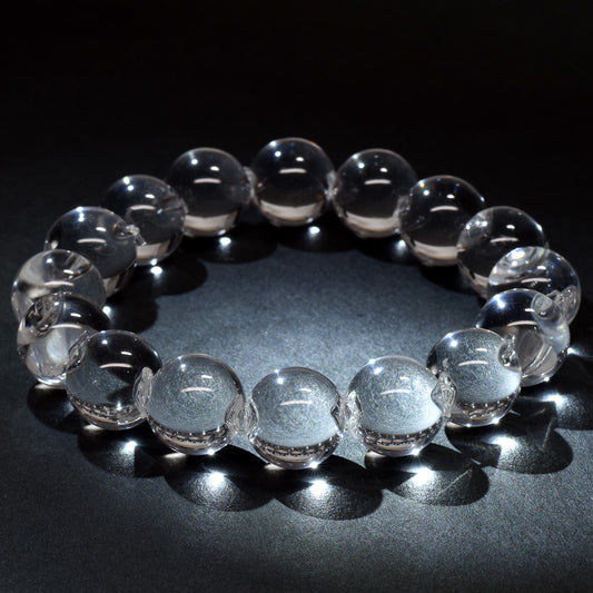 ＜The Floating Orbs＞天然水晶 ブレスレット 12.5mm #RH181