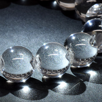 ＜The Floating Orbs＞天然水晶 ブレスレット 12.5mm #RH181